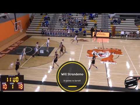 Video of Will Strandemo 33 points vs Sartell December 2021