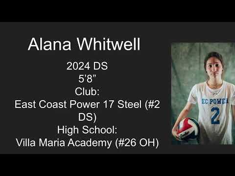 Video of Alana Whitwell 2022 Club Season Highlights