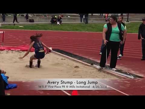 Video of Avery Stump - 16' 5.5"  PR Long Jump - April 2018 (Sophomore)