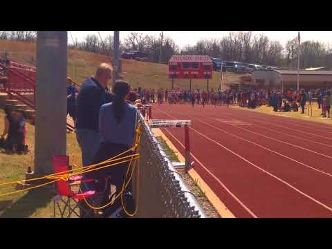 Video of 100 meter dash second place 13.8 2018