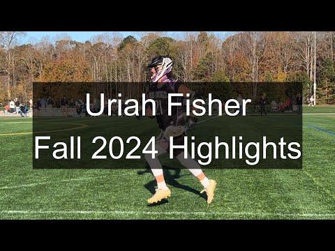 Video of Uriah Fisher Fall 2024 Lacrosse Highlights