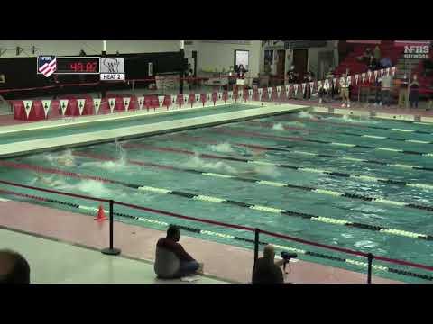 Video of Gregg- WIAA D1 State 200 freestyle relay- Lane 6 ( leading in video )