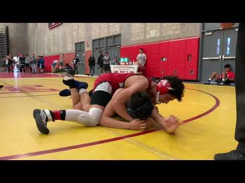 Video of Abel Bernal Wrestling Highlights 2019-2020 (Usually wearing red headgear and white leg sleeve)