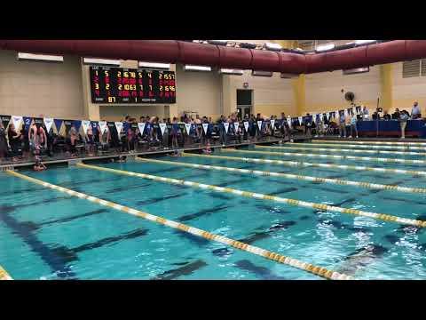 Video of men’s 200 butterfly B final- 12/08/2019 meet of champs