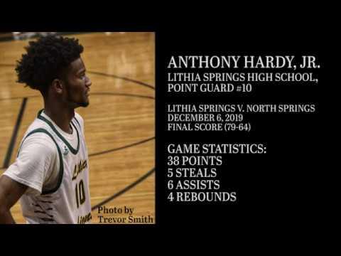 Video of Anthony Hardy Jr 38 points vs North Springs 