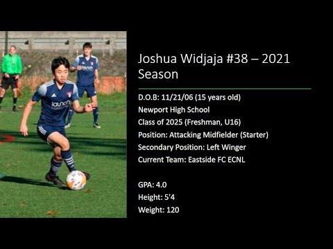 Video of Joshua Widjaja 2021 Season Soccer Highlight Video