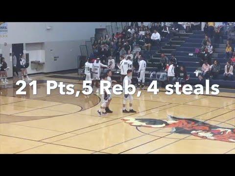 Video of Jalen Higgs, James Irwin VS Buena Vista