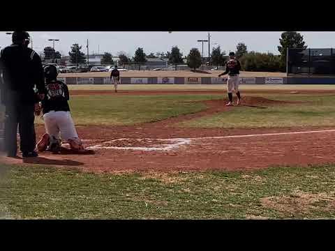 Video of Orta at the 2021 Arizona Tournament (Strikeout play)