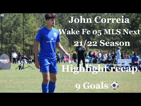 Video of 05 Wake Fc MLS 21/22 Season Highlights