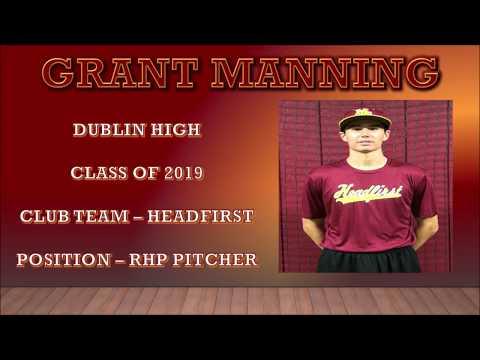 Video of Grant Manning Pitching