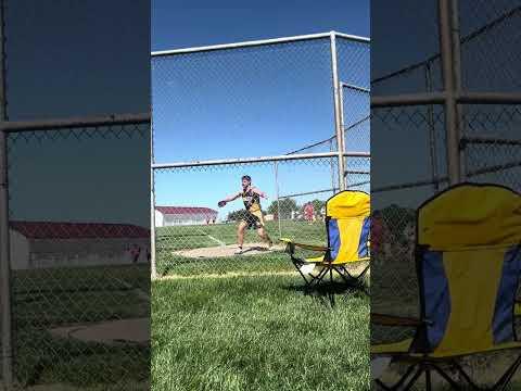 Video of Kansas 1A regional qualifier discus -1st  176’