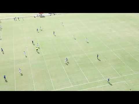 Video of Dargan Harris (#9) controlling the midfield, passing the ball through to the forwards.