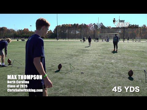 Video of Max Thompson-Kicker