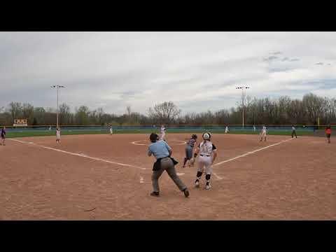 Video of Home run hit over right field fence