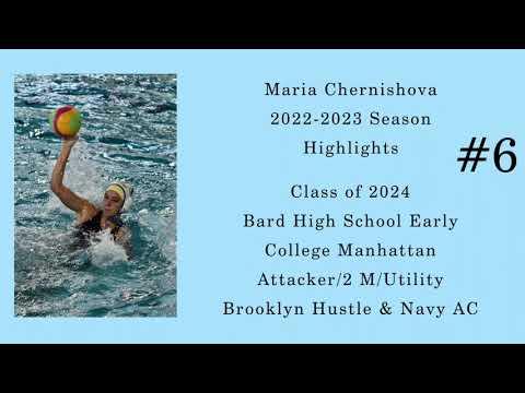 Video of Maria Chernishova Water Polo Highlight Reel (Class of 2024)