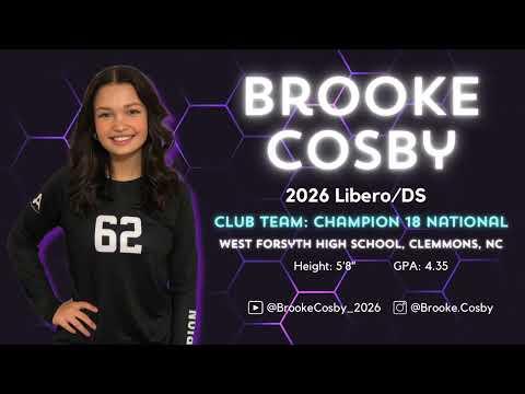 Video of Brooke Cosby - QENY Tournament - January 2025