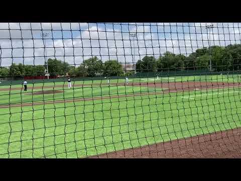 Video of 2 run Triple to Right field