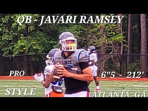 Video of QB - Javari Ramsey / Cedar Grove High School, GA