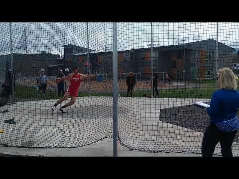 Video of Amos Lewis - Discus 141'6''- La Grande Invitational- La Grande, OR 4/13/2024