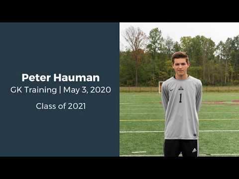 Video of Peter Hauman GK Training, May 2020