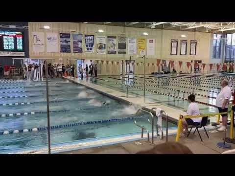 Video of 400 free relay split. 50.93