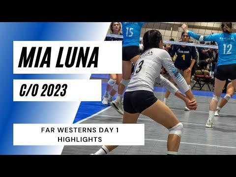 Video of Far Westerns National Qualifier 2022 (Day 1) Highlights - Mia Luna #13 Libero/DS