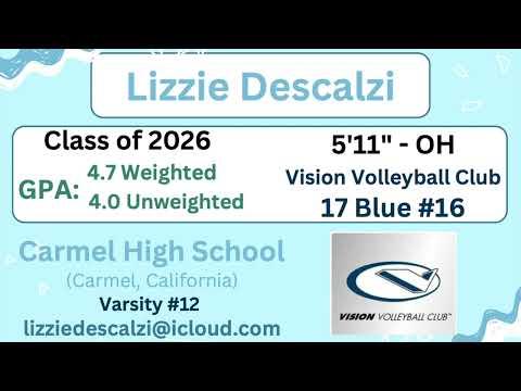 Video of Lizzie Descalzi #12 OH 2026 CHS v Menlo Sep2024