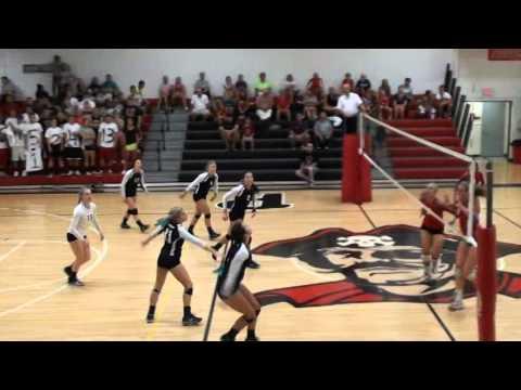 Video of Huron vs Perkins   Erin is #19 in red