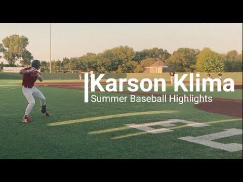 Video of Karson Klima 2021 Summer Baseball Highlights