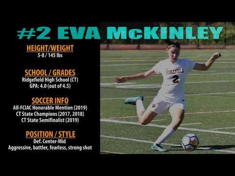 Video of 2021 PROSPECT: Soccer Midfielder Eva McKinley (Ridgefield, CT)