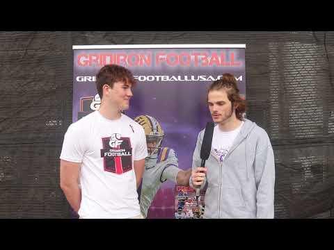 Video of St. Paul's QB Brennan Keim-Gridiron Interview