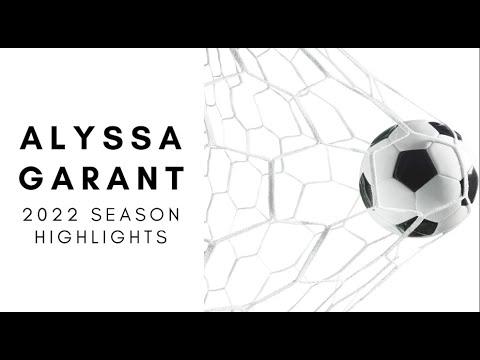 Video of Alyssa Garant - 2022 Soccer Season Highlights - Whitby FC OPDL