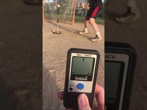 Video of John Karcher 90 mph Tee Exit Velocity Pocket Radar