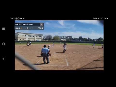 Video of San Joaquin Memorial @ Fresno HS 3/16/24, base-runner caught stealing 3rd 