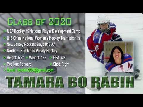 Video of Tamara Bo Rabin | college recruiting ice hockey video | class 2020