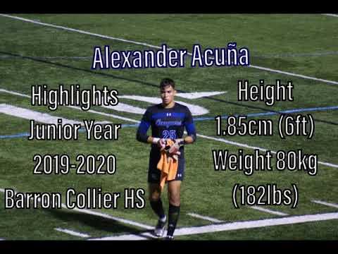 Video of Recruiting video 2019-2020 Alexander Acuña