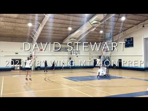 Video of David Stewart Basketball Highlights (90% NBA Three Pointers) 12-02-20