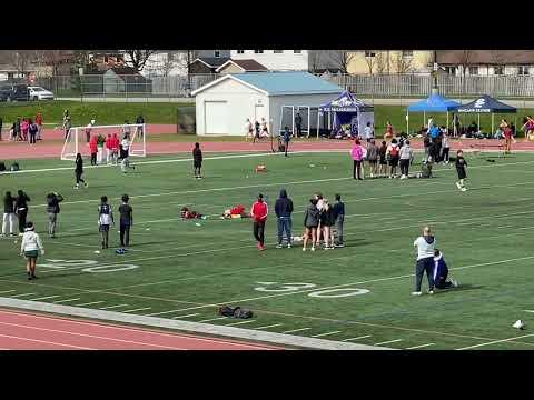 Video of 4x100m relay - on third leg