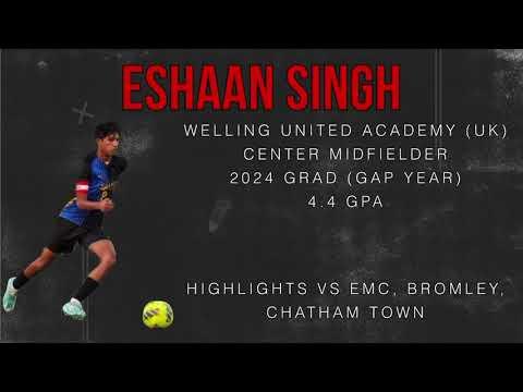 Video of Eshaan Singh Highlights vs EMC, Bromley, Chatham Town