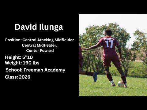 Video of David ILUNGA sophomore year highlights 