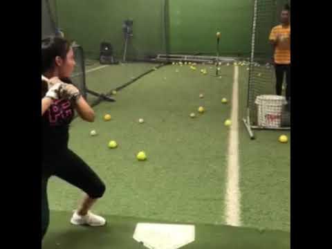 Video of Batting practice 