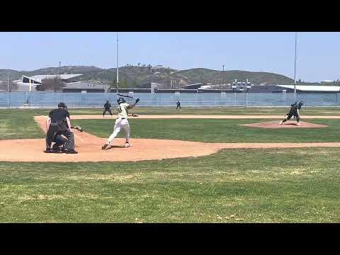 Video of On the bump against Del Norte. Pitched a two-hitter through 6 innings with three K’s.