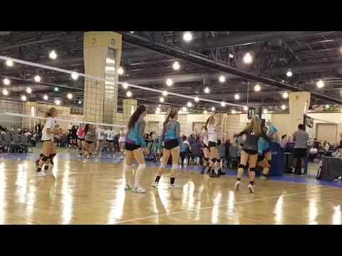 Video of Zoe Tylipakis/ Setter/ Class of 2021/ #11/ Black, Blue, and Teal Jerseys