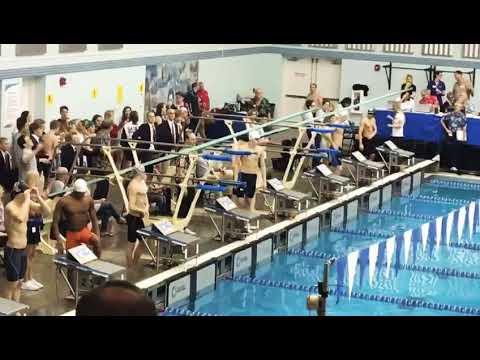 Video of Ben Lundy - 100 fly lane 2 - orange suit