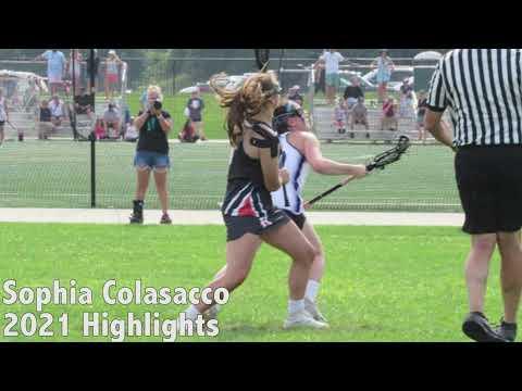 Video of Sophia Colasacco 2021 Lacrosse Highlights 