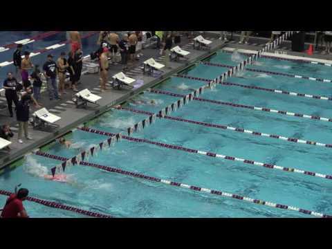 Video of 100Y Fly 55.95. Lane 5.  Finished second. 