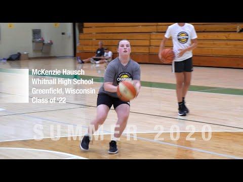 Video of McKenzie "Z" Hausch• Dave Mentkowski, Shooting Clinic Workout•Summer 2020