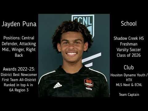 Video of Jayden Puna - Soccer (Futebol) Highlight Video - Full Video