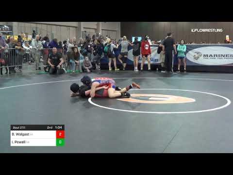 Video of 117 Lbs Round Of 32 Brittney Wolgast Team Michigan Vs Irelan Powell Team Arkansas