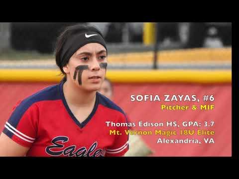 Video of Sofia Zayas (2022) Softball Skills Video - September 2020